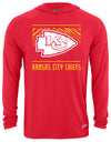 Zubaz NFL Men's Light Weight Team Color Hoodie, Alternate Tunnel Logo, Kansas City Chiefs