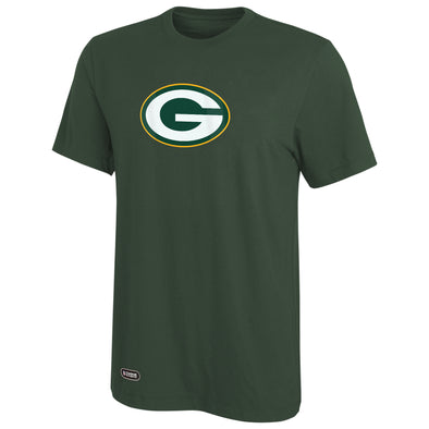 Outerstuff NFL Men's Green Bay Packers Retro Primary Stadium Logo Tee