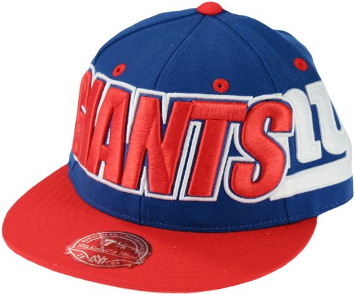 New York Giants Mitchell & Ness, Super Large Wordmark Cap, TT48M, Blue –  Fanletic