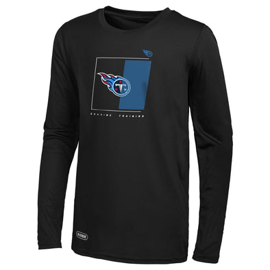 Outerstuff NFL Men's Tennessee Titans Too Tough Long Sleeve Dri-Tek T-Shirt