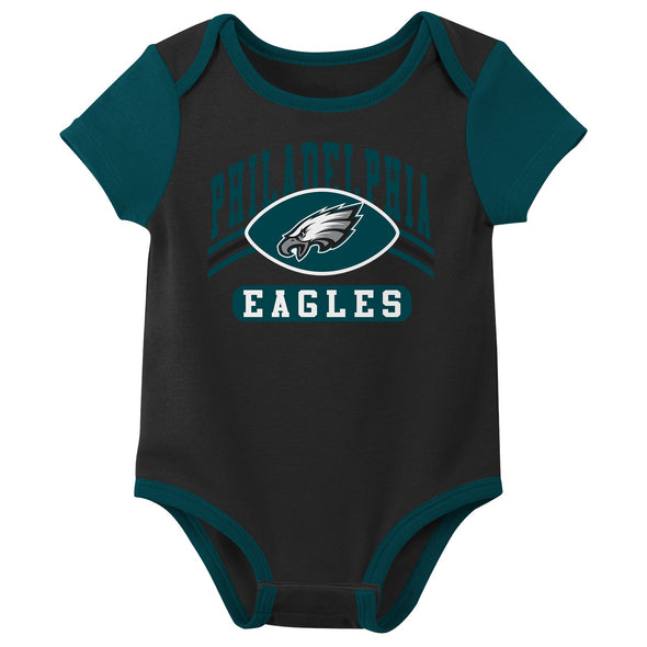 Outerstuff NFL Infant Unisex Philadelphia Eagles Variety 3-Pack Set