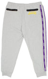 FISLL NBA Men's Los Angeleres Lakers Chenille Applique Joggers