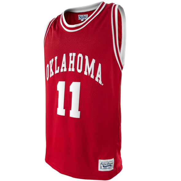 Original Retro Brand NCAA Men's Oklahoma Sooners #11 Trae Young Tackle Twill Jersey