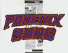 FISLL NBA Men's Phoenix Suns Comic Book Newspaper Print Hoodie, White