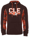 Zubaz NFL Men's Cleveland Browns Elevated Hoodie With Camo Lines