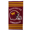 Northwest NFL Washington Commanders Stripes 30X60 Beach Towel