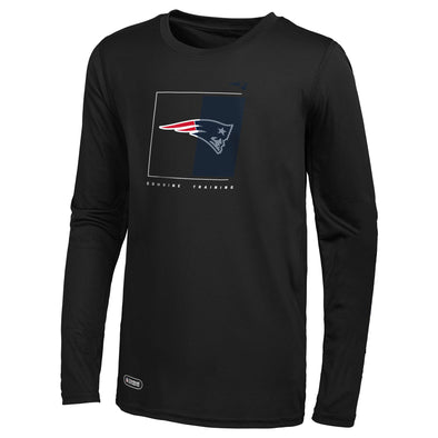 Outerstuff NFL Men's New England Patriots Too Tough Long Sleeve Dri-Tek T-Shirt