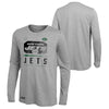 Outerstuff NFL Men's New York Jets Red Zone Long Sleeve T-Shirt Top