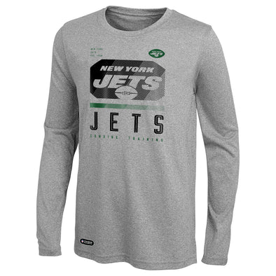 Outerstuff NFL Men's New York Jets Red Zone Long Sleeve T-Shirt Top