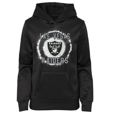 Outerstuff NFL Youth Girls Las Vegas Raiders Paint Blast Team Hoodie