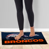 Northwest NFL Denver Broncos Headspace Washable Area Floor Rug, 20" x 32"