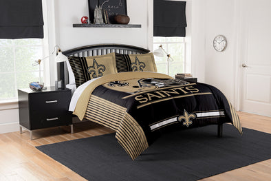 Northwest NFL New Orleans Saints Safety Twin Comforter and Sham Set