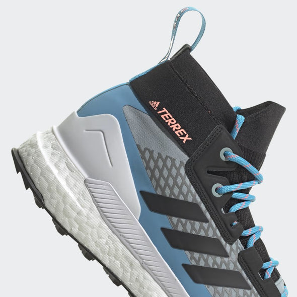 Adidas Women's TERREX Free Hiker Gore-Tex Hiking Shoes, Magic Grey/Core Black/Sky Rush