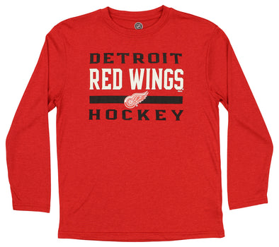 Outerstuff NHL Youth Detroit Red Wings Team Logo Long Sleeve T-Shirt