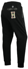 FISLL NBA Men's Charlotte Hornets Moroccan Detail Jogger, Black