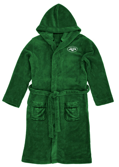 Nortwest NFL Men's New York Jets Silk Touch Bathrobe, 26" x 47"