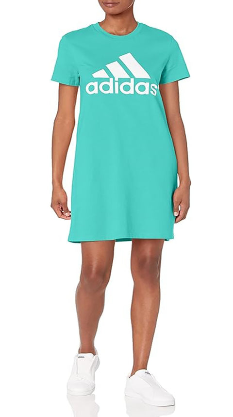 Adidas Womens W Bl Sj Dre Dress Semiru/White