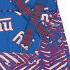 Zubaz NFL Unisex Zebra Lined Bib Overalls for Adult Men and Women, New York Giants