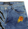 FISLL NBA Men's Phoenix Suns Knee Length Shorts - Blue