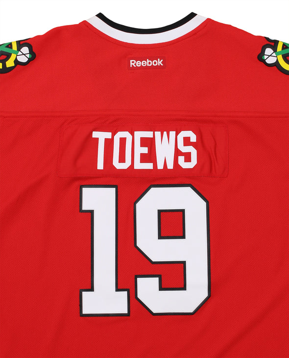 Reebok NHL Women's Chicago Blackhawks Jonathan Toews #19 Jersey, Red, XXXX-Large