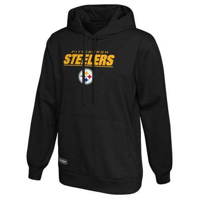 Outerstuff NFL Men's Pittsburgh Steelers Stated Pullover Fleece Hoodie