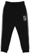 FISLL NBA Men's Brooklyn Nets Striped Detail Jogger, Black