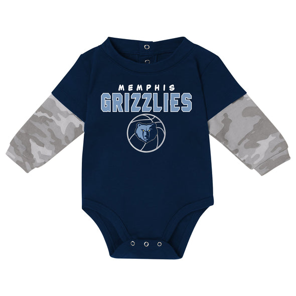 Outerstuff NBA Infant Memphis Grizzlies Creeper & Bodysuit Set