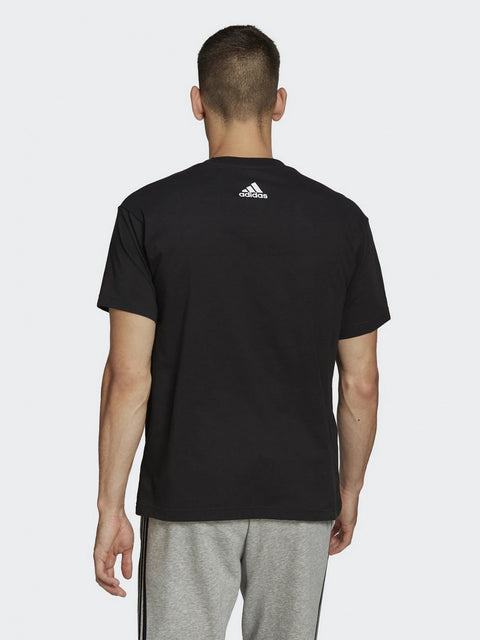 Adidas Unisex Essentials Brandlove Single Jersey Tee, Black
