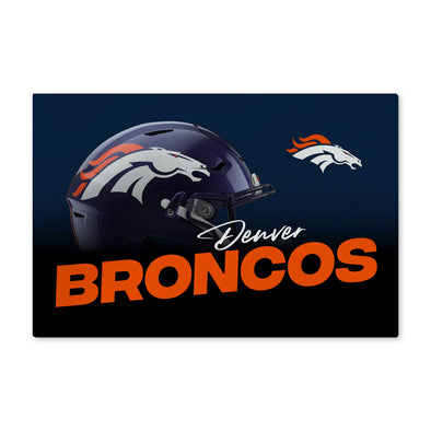 Northwest NFL Denver Broncos Headspace Washable Area Floor Rug, 20" x 32"