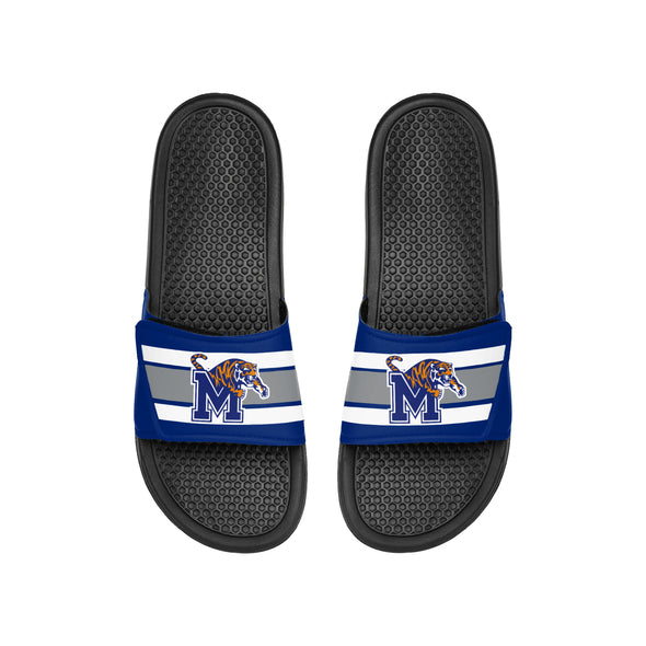 FOCO NCAA Youth Boys Memphis Tigers Stripe Legacy Sport Slides