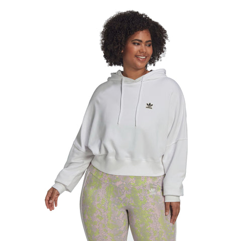 Adidas Originals Women's Cropped Hoodie, Plus Size