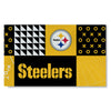 Northwest NFL Pittsburgh Steelers Colorblock Washable Area Living Rug, 36" X 60"