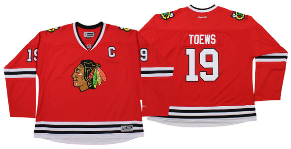 Reebok NHL Women's Chicago Blackhawks Jonathan Toews #19 Jersey, Red, XXXX-Large