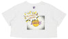 FISLL NBA Los Angeles Lakers Women's Comic Book Crop Tee Shirt