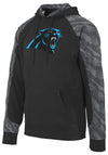 Zubaz NFL Men's Carolina Panthers Elevated Logo Viper Hoodie