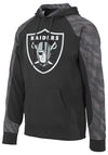 Zubaz NFL Men's Las Vegas Raiders Elevated Logo Viper Hoodie