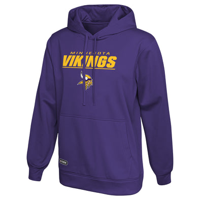 Outerstuff NFL Men's Minnesota Vikings Stated Pullover Hoodie, Purple