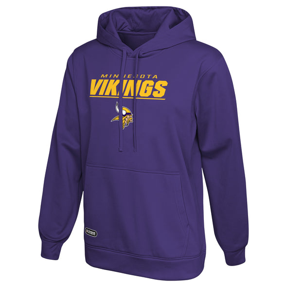 Outerstuff NFL Men's Minnesota Vikings Stated Pullover Hoodie, Purple