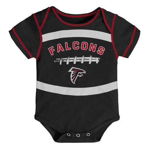 Outerstuff NFL Infant Atlanta Falcons Team 3-Pack Bodysuit