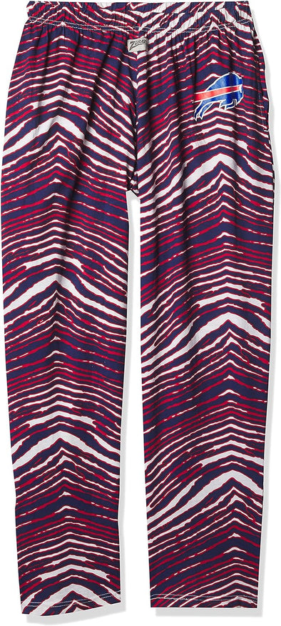 Zubaz Men's Buffalo Bills Classis Zebra Track Pant