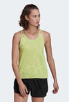 Adidas Women's Made To Be Remade Running Tank Top, Pulse Lime