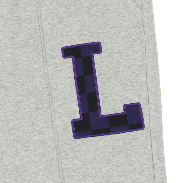 FISLL NBA Men's Los Angeles Lakers Jogger, Heather Gray