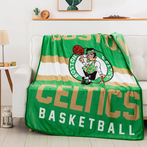 Northwest NBA Boston Celtics Singular  Silk Touch Throw Blanket, 45 X 60