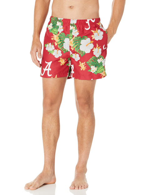 FOCO NCAA Alabama Floral Swimming Trunks - Mens