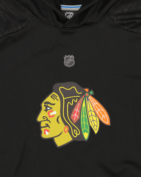 NHL Boys Youth Blackhawks Mach Pullover Fleece Hoodie