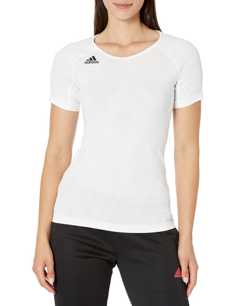 Adidas Womens Quickset Jersey Short Sleeve Jersey