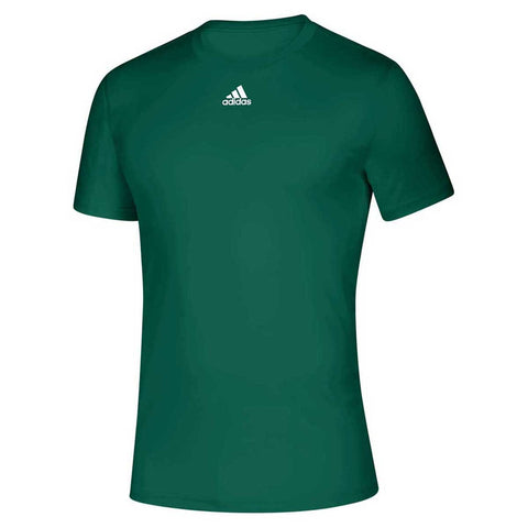 Adidas Mens Creator Short Sleeve Training T-Shirt, Dark Green/White