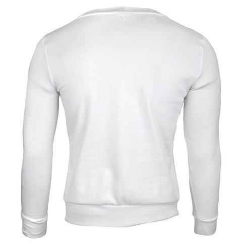 Adidas Womens Crew Pullover Sweater, White