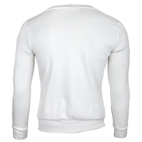 Adidas Womens Crew Pullover Sweater, White
