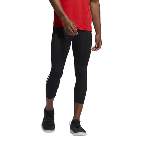 Adidas Mens Tf 34 Tig 3S 3Qtr Tight Black